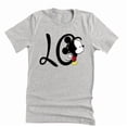 thumbnail image 2 of Mickey Minnie Love, Valentine Shirt Unisex Short Sleeve Shirt Couples Shirts(Grey-2X Large), 2 of 5
