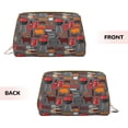 thumbnail image 3 of Gaeub BBQ Icons Printed Travel Cosmetic Bag,Makeup Bag, Large Capacity Toiletry Bag for Women, Portable Pouch Make Up Organizer with Zipper and Divider, 3 of 8