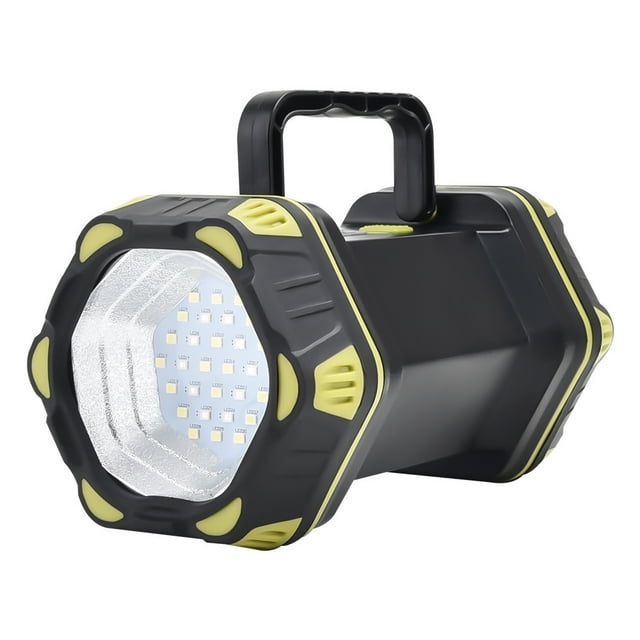 Linterna recargable potente, linterna LED para acampar con 8 modos, luces multifuncionales para tienda de campaña, banco de energía