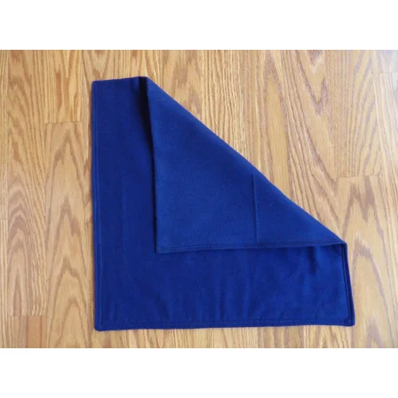 Flannel Cloth Napkins 2 Layers Navy Blue 12 In X 12 In 100% Cotton N22S70