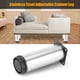 thumbnail image 3 of Pata de gabinete, Pata de muebles para el hogar ajustable de acero inoxidable Pata de gabinete de acero inoxidable hecha a mano con cuidado, 3 of 9