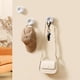 thumbnail image 1 of Gancho colgante para auriculares, Organizador de baño, Doble cara, Acero inoxidable resistente, Para hogar, Estantería de pared, Almacenamiento multiuso, Diseño moderno, Ideal para cocina, Cuarto, 1 of 9
