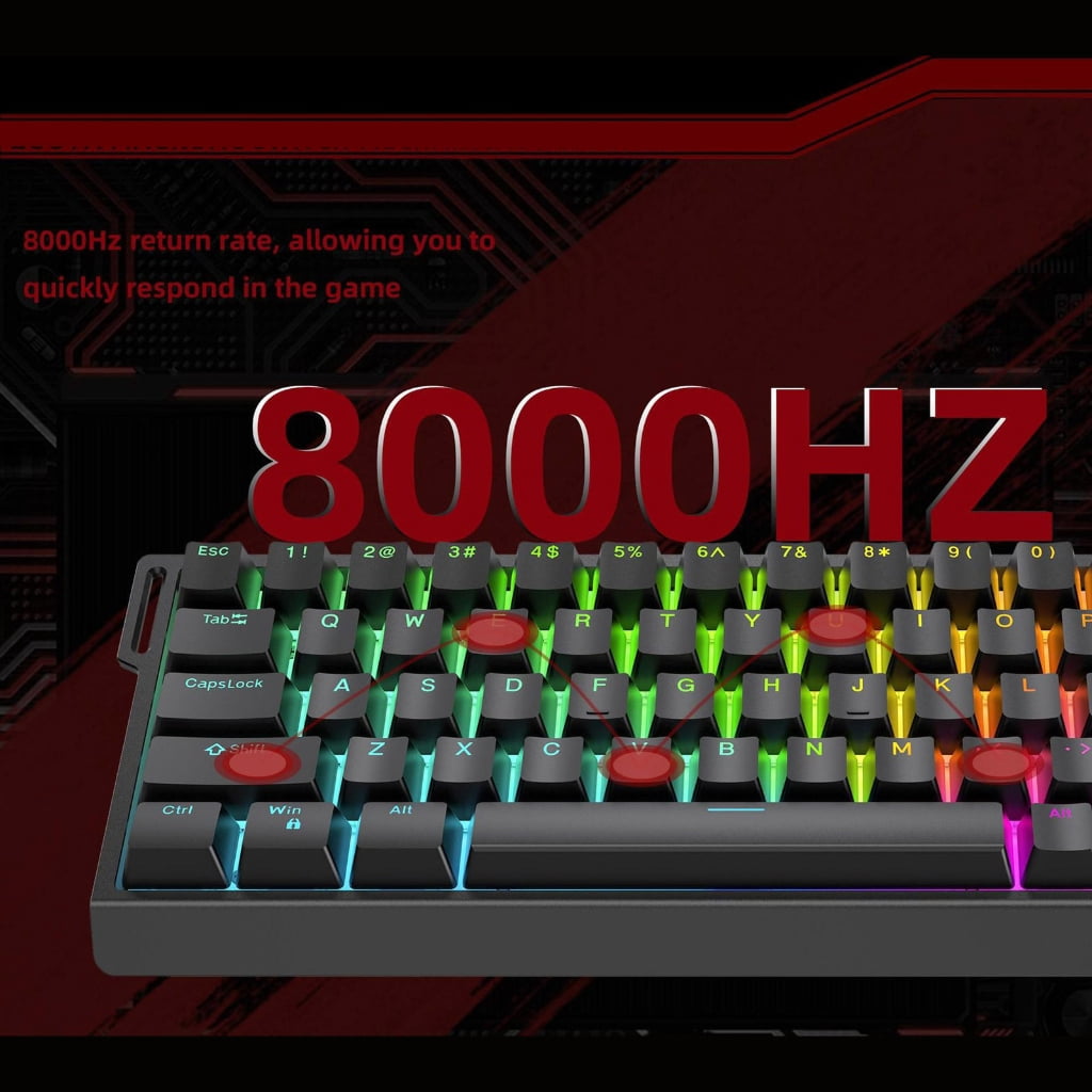 HE65 Mechanical Keyboard Switches Color Backlighting For Rapid Responsing And Smooth Typing For Various Setting