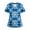 Sky BlueB_02#829A, variant on Scrub Tops Women Plus Size Merry Christmas Scrub Shirts for Women Short Sleeve V Neck Snowman Print Nurse Uniform with Pockets