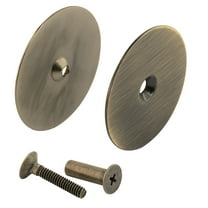 2-5/8 in. Hole Cover Plate, Antique Brass Plated