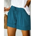 thumbnail image 6 of MELDVDIB Womens Comfy Drawstring Casual Elastic Waist Pocketed Shorts (S-5XL), Summer Savings Clearance!, 6 of 7