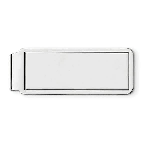 Beautiful Sterling Silver Rhodium-plated Money Clip