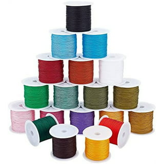 49 Yards 0.8mm Nylon Beading String Cord 26 Color Chinese Knotting Cord  Thread