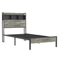 thumbnail image 5 of Bed frame single bed type, with storage space at the head of the bed and a charging station in the middle, 5 of 9