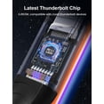 thumbnail image 3 of Cable Thunderbolt 4 XAOSUN USB C a USB C de 240 W, 1,4 m, 90°, 3 of 6