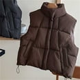 thumbnail image 5 of Bovxnpu Girls Puffer Vests Kids Sleeveless Zip Padded Warm Winter Vests Coat Outfits, 5 of 6
