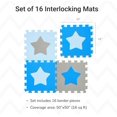 thumbnail image 3 of GFDYREE Playmat Set 16-Piece Stars, Blue/Grey, 3 of 6