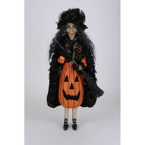 Karen Didion Pumpkin Body Witch Figurine