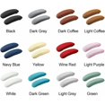 thumbnail image 3 of Black-1 Pair Polyester Armrest Covers for Office Chair - Removable, Elastic, Washable and Waterproof, 3 of 5