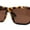 Tortoise Brown, variant on Womens Boyish Horn Rim Retro Fashion Sunglasses All Brown