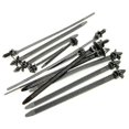 thumbnail image 2 of 100Pcs Set Mixed Cable Tie Bundled Car Wire Harness Line Fastener Zip Clip Bands, 2 of 7
