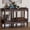 Coffee Bean, variant on bali & pari Lombok Boho Console Table, 2-Tier, White