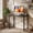 Black, variant on Kelno 31" Computer Desk Gaming Table Home Office Writing Study Workstation with Sturdy Metal Frame, Rustic Brown