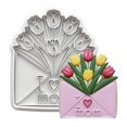 thumbnail image 1 of Cortadores de galletas con forma de girasol, rosa y tulipán. Moldes para hornear galletas, fondant, repostería, arcilla y manualidades. Regalos para el Día de la Madre y el Día de San Valentín., 1 of 8