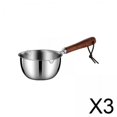 thumbnail image 1 of Cacerola para leche pequeña,Olla de acero inoxidable Cacerola para Olla para cocinar,Calentador para calentar Cacerola para derretir chocolate,Cacerolas con orificio, 1 of 10