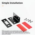 thumbnail image 4 of Injueey Cierre magnético de succión para puerta, instalación práctica, cierres magnéticos fuertes para puertas de armarios, magnético Decoración del hogar plata, 4 of 6