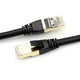 Cat8 Ethernet Cable Réseau Haute Vitesse Câble 40Gbps 2000mhz / Paire Torsadée Blindée / Or Plaqué Interface RJ45 Noir – image 4 sur 7