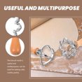 thumbnail image 3 of STRANDCHIC 2Pcs Baking Biscuit Mold Silver Heart Shape Zinc Alloy for Use, 3 of 4