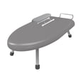 thumbnail image 3 of jifeng Folding Ironing Board Space Saving Heat Resistant for Home Sleeve Countertop Enhancement Silver, 3 of 8