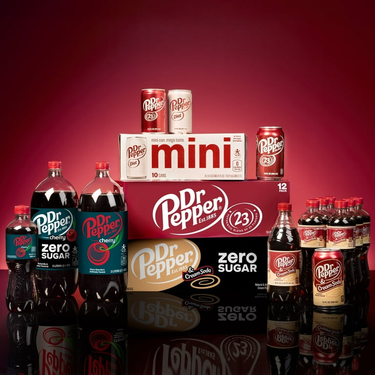 Twelve Pack Dr Pepper Soda Pop, 12 fl oz, Original Flavor Twelve Pack Dr Pepper Soda Pop, 12 fl oz, Original Flavor