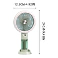 thumbnail image 3 of Kieccall Portable Small Fan with Built in Night Light Compact Cooling Light for Home Office Dorm Desktop Daily Use, 3 of 6