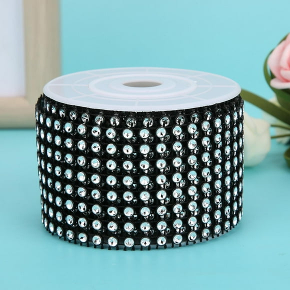Rhinestone Wrap3PCS Rhinestone Mesh Roll Rhinestone Mesh Clothes Decoration Multi-Functional