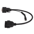 thumbnail image 4 of Conversion Cable, OBD I Adaptor Box Switch Wiring Cable 16pin Male To 15pin Female High Performance Loosen Proof  For Car, 4 of 8