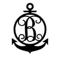 thumbnail image 3 of RealSteel Anchor Initial Monogram – Nautical Metal Wall Art (M-36), 3 of 11