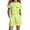 Light Green, variant on CAIXIA Summer Outfits For Girls Girls Fashion Letter Print Casual Loose Fit Short Sleeve Top and Shorts Summer Outfit Set for Kids,9-10 Years