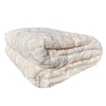 thumbnail image 4 of Sherpa Beige Embossed Throw Plush Cozy Super Soft Bed Blanket, 4 of 5