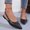 Black, variant on Norvail Womens Pointed Toe Flat Low Cut Back Strap Mid Heel Sandals, Wide Foot Sandals for Women Dressy, Comfortable Dress Heels for Office Wedding Summer