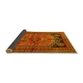 thumbnail image 2 of Ahgly Company Indoor Round Persian Yellow Traditional Area Rugs, 4' Round, 2 of 4