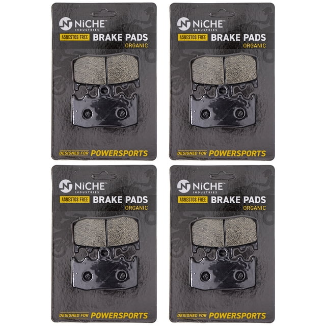 Niche Front Brake Pad Set for BMW R1100S Organic Motorcycle 4 Pack 519-KPA2401D