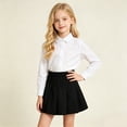 thumbnail image 5 of Byoo Toddler Girls Elastic Waist Pleated Mini Skirt School Uniform Casual Everyday Bottoms, 5 of 6