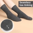 thumbnail image 3 of Women Thin Cotton Socks, Soft Cotton Bootie Socks Women Above Ankle Crew Socks 5-10 Pairs, 3 of 6