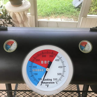 2 inch BBQ Thermometer Gauge 2 Pcs Charcoal Grill Pit Smoker Temp Gauge  Grill Thermometer Replacement for Smoker Grill Wood Charcoal Pit, Grill  Temp