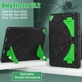 thumbnail image 2 of Rugged Case For iPad 7th 8th 9th Generation 10.2 inch Shockproof Cover with Kickstand, 2 of 14