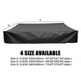 thumbnail image 5 of Sandbox Cover, Square Protective Cover for Sand and Toys Away from Dust and Rain, Sandbox Canopy with Drawstring, Sandpit Pool Cover (M 150*150cm),Black, 5 of 7