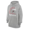 thumbnail image 2 of Unisex Starter  Heather Gray Atlanta Falcons Arch Team Fleece Pullover Hoodie, 2 of 3