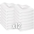 thumbnail image 1 of czcpp-Ultra Absorbent Cotton Kitchen Towels \u2013 12-Pack, 30 x 30 cm, Quick-Dry Waffle Dish Cloths, Soft & Reusable, Ideal for All Kitchen Tasks (White), 1 of 4