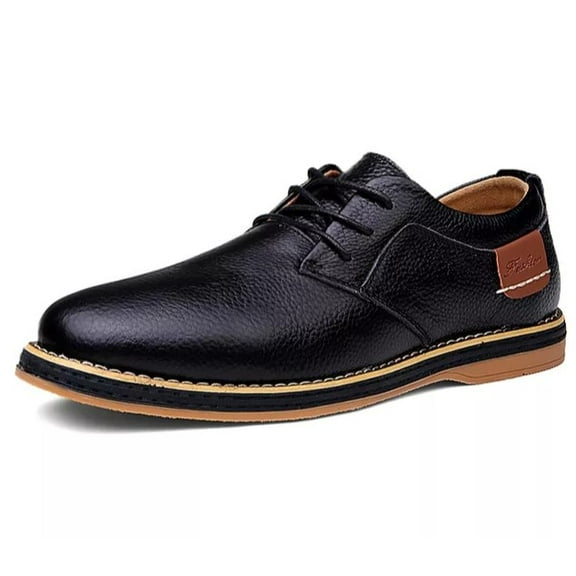 The Casual Shoes Synthetic Leather Shoes-Lightweight Shoes-Daily Wear Shoes- Premium Genuine Leather Shoes. Size 9 is Available-Black Colour Shoes