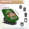 thumbnail image 7 of KUIFORTI St Patricks Day Car Seat Sun Shade Cover Baby, Cute Dog Car Seat Protector, Reflective Heat Protector for Keeping Infant Car Seat Cool, Easy to Install, 7 of 7