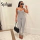 thumbnail image 4 of Monos de una pieza sexys de Spifore para mujer, para fiesta, club, pantalones pitillo, monos ajustados sin tirantes de verano, ropa urbana negra, 4 of 5