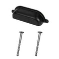 thumbnail image 5 of Lumi Home Furnishings Drawer Pull Vintage Library 3" Matte Black 2-Pack, 5 of 5