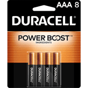 Duracell Coppertop Alkaline AAA Batteries, 8 Pack